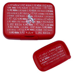 1. FC Köln Brotdose - Schriftzüge - 2er Set Lunchbox Frühstücksbox Vorratsdose