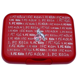 1. FC Köln Brotdose - Schriftzüge - 2er Set Lunchbox Frühstücksbox Vorratsdose