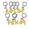 Borussia Dortmund Schlüsselanhänger Buchstaben A-Z / 09 Anhänger BVB 09