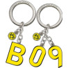 Borussia Dortmund Schlüsselanhänger Buchstaben A-Z / 09 Anhänger BVB 09