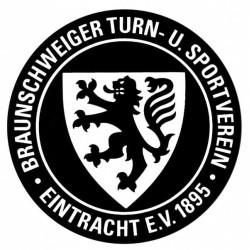 Eintracht Braunschweig Aufkleber - Traditionswappen schwarz - Sticker Autoaufkleber BTSV