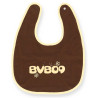 Borussia Dortmund Lätzchen 2er Set - Emma - GOTS | Babylätzchen | beige-braun | BVB 09