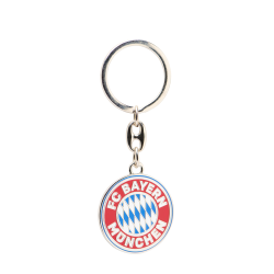 FC Bayern München Schlüsselanhänger - Rekordmeister - FCB Anhänger mit Wendemotiv