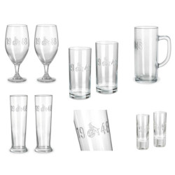 1. FC Köln Glas - Relief - Schnapsglas | Pilstulpe | Weizenbierglas | Bierkrug | Trinkglas