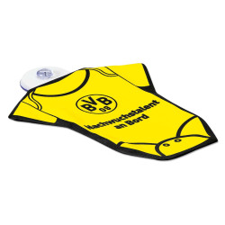 Borussia Dortmund Autoschild - Nachwuchstalent an Board - mit Saugnapf Autoscheiben Hänger Babybody BVB 09