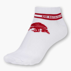 RB Leipzig Sneaker Socken - 3er Set - weiß/schwarz/grau | Sneakersocken | RBL - Gr. 35-38 bis 43-46