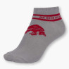 RB Leipzig Sneaker Socken - 3er Set - weiß/schwarz/grau | Sneakersocken | RBL - Gr. 35-38 bis 43-46