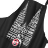 1. FC Köln Grillschürze schwarz Schürze mit Tasche Kochschürze