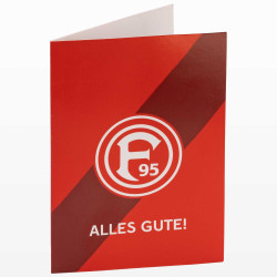 Fortuna Düsseldorf Karte - Alles Gute - Geburtstagskarte Glückwunschkarte F95