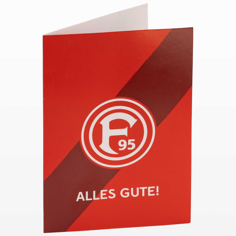 Fortuna Düsseldorf Karte - Alles Gute - Geburtstagskarte Glückwunschkarte F95