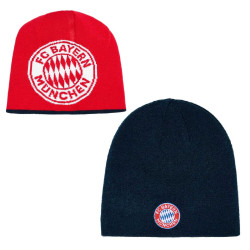 FC Bayern München Kinder Wendemütze Wendebeanie Logo Beanie Kinder Mütze FCB