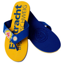 Eintracht Braunschweig Flip Flop Größe 40/41 Badelatschen | Badeschlappen BTSV