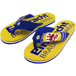 Eintracht Braunschweig Flip Flop Größe 40/41 Badelatschen | Badeschlappen BTSV
