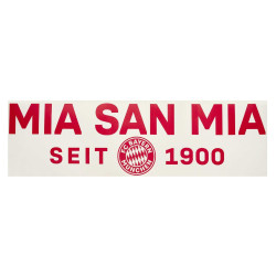 FC Bayern München Heckscheibenaufkleber - Mia san mia - rot XXL Auto Aufkleber Sticker FCB