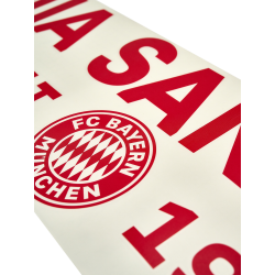 FC Bayern München Heckscheibenaufkleber - Mia san mia - rot XXL Auto Aufkleber Sticker FCB