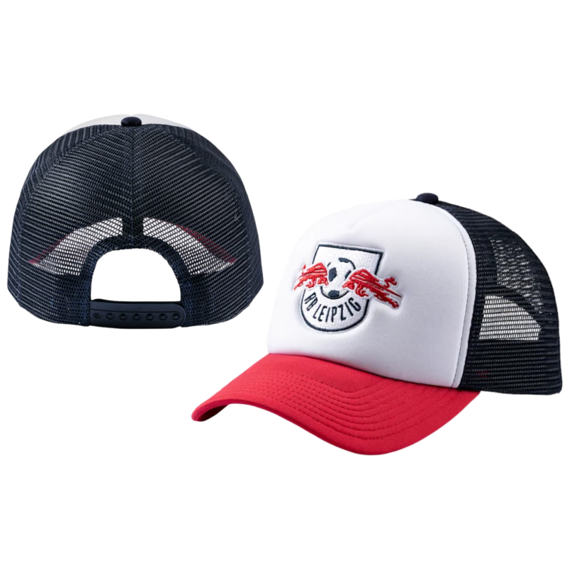 RB Leipzig Essential Trucker Cap rot-weiß Kappe | Basecap RBL