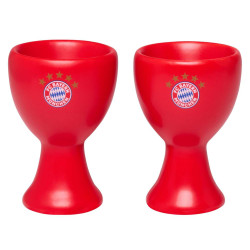 FC Bayer München Eierbecher - Logo - rot 2er Set