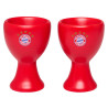 FC Bayer München Eierbecher - Logo - rot 2er Set