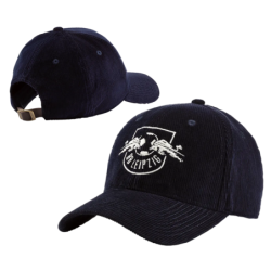 RB Leipzig Cord Cap navy Kappe Kord Basecap RBL