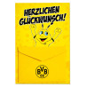 Borussia Dortmund Geldscheinkarte Emma - Herzlichen Glückwunsch! - Glückwunschkarte Geburtstagskarte Karte BVB 09