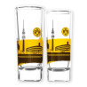 Borussia Dortmund Schnapsglas - Skyline - 2er-Set Glas BVB 09