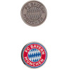 FC Bayern München Logo Pin 2er Set Silber / Farbig Anstecker Emblem Button FCB