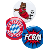 FC Bayern München Kinder Button 3er Set - Logo + Berni + FCB - Anstecker