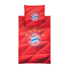 FC Bayern München Bettwäsche Set - 5 Sterne - rot 3-teilig (Kissen- und Deckenbezug + Spannebettlaken) FCB