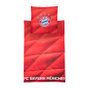 FC Bayern München Bettwäsche Set - 5 Sterne - rot 3-teilig (Kissen- und Deckenbezug + Spannebettlaken) FCB