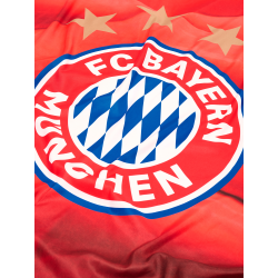 FC Bayern München Bettwäsche Set - 5 Sterne - rot 3-teilig (Kissen- und Deckenbezug + Spannebettlaken) FCB