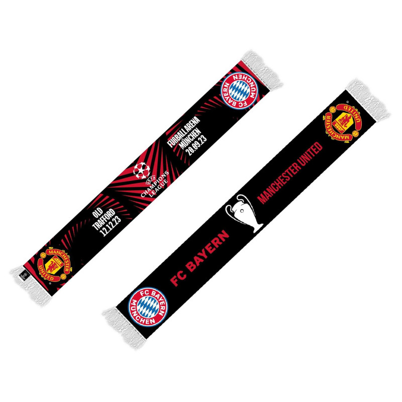 FC Bayern München vs. Manchester United CL-Begegnungsschal 23/24 Matchday Schal FCB