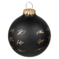 Borussia Dortmund Weihnachtskugel Signature 2025/26 schwarz-gold Christbaumkugel BVB 09