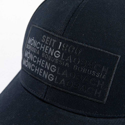 Borussia Mönchengladbach Kinder Cap - Black-In-Black - Kappe Basecap Schildmütze BMG