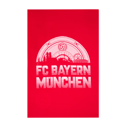FC Bayern München Bettwäsche - Meisterschale - rot 2-teilig 135 x 200 cm  FCB