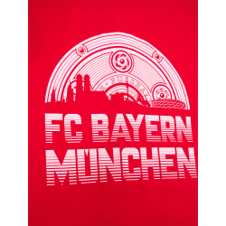 FC Bayern München Bettwäsche - Meisterschale - rot 2-teilig 135 x 200 cm  FCB
