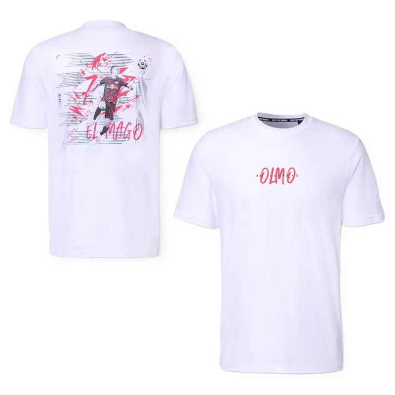 RB Leipzig Kinder T-Shirt - Olmo - weiß Shirt RBL - Größe 116 bis 164