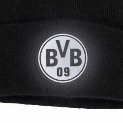 Borussia Dortmund Kinder Beanie - reflective - schwarz | Strickmütze | Mütze | BVB 09