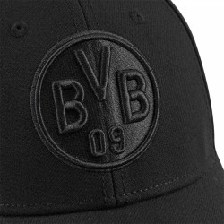 Borussia Dortmund Kappe - all black - Cap schwarz Basecap BVB 09