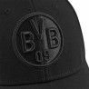 Borussia Dortmund Kappe - all black - Cap schwarz Basecap BVB 09
