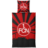 1. FC Nürnberg Bettwäsche - Sonne Skyline - 2-teilig 135 x 200 cm FCN