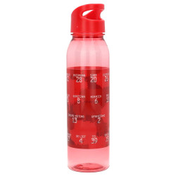 FC Bayern München Trinkflasche - Signature - 2023/24 rot/transparent Tritan Flasche Unterschriften FCB