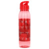 FC Bayern München Trinkflasche - Signature - 2023/24 rot/transparent Tritan Flasche Unterschriften FCB