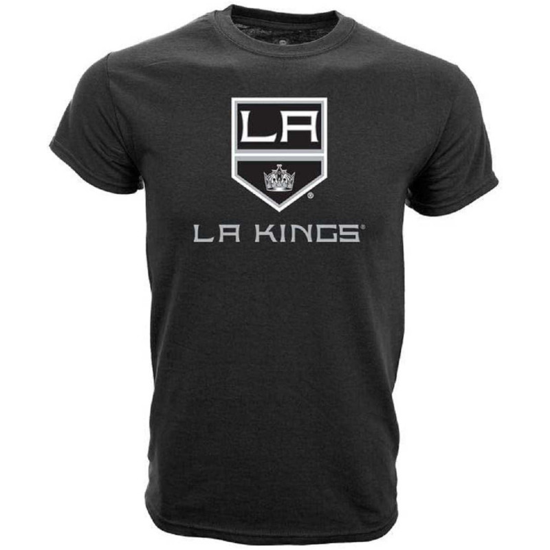 Levelwear NHL Los Angeles Kings T-Shirt - Core Logo - schwarz Shirt - Gr. S bis XL