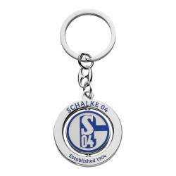 FC Schalke 04 Schlüsselanhänger - Spinner Logo - Dreh Anhänger | S04