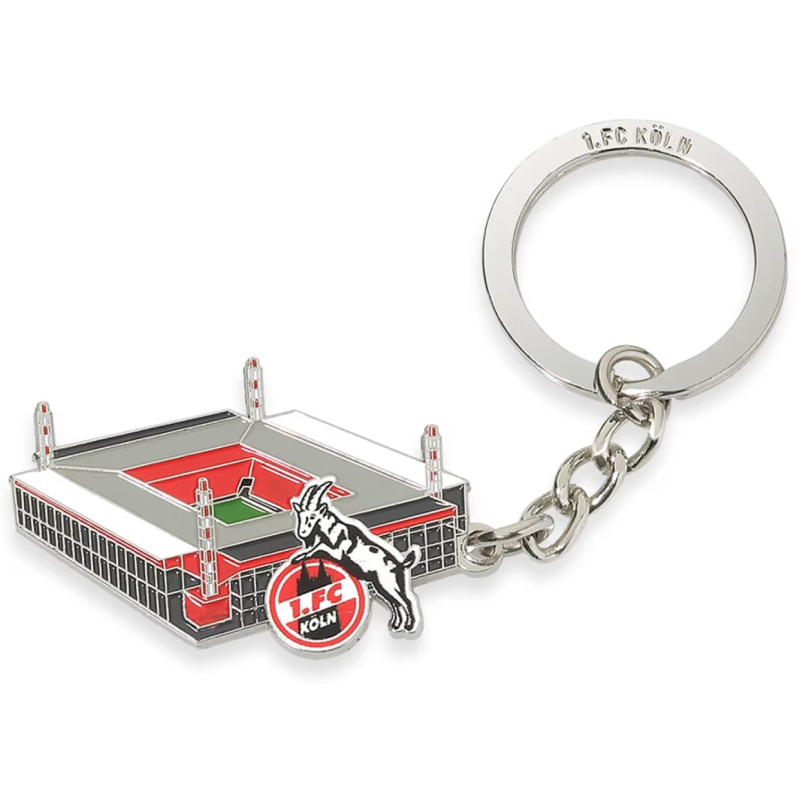 1. FC Köln Schlüsselanhänger - Stadion - Metall Anhänger
