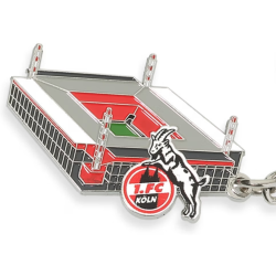 1. FC Köln Schlüsselanhänger - Stadion - Metall Anhänger