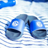 FC Schalke 04 Badeschuhe - Logo - blau Badelatschen Badeschlappen S04 - Gr. 41 bis 46