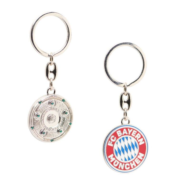 FC Bayern München Schlüsselanhänger - Rekordmeister - Anhänger Keychains FCB