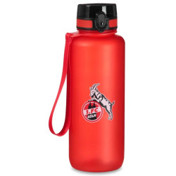 1. FC Köln Trinkflasche 1.5 Liter - Logo - ROT | Tritan Flasche | Große Sportflasche