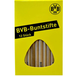 Borussia Dortmund Buntstifte 12er Set | Stifte | Farbstifte BVB 09